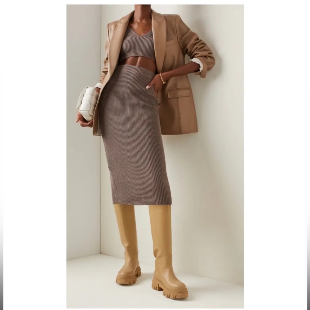 NWT The Frankie Shop Knit Tank & Midi Skirt Set